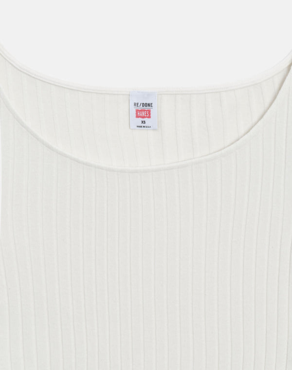 Re Done Hanes Hemp Goldie Tee Vintage White