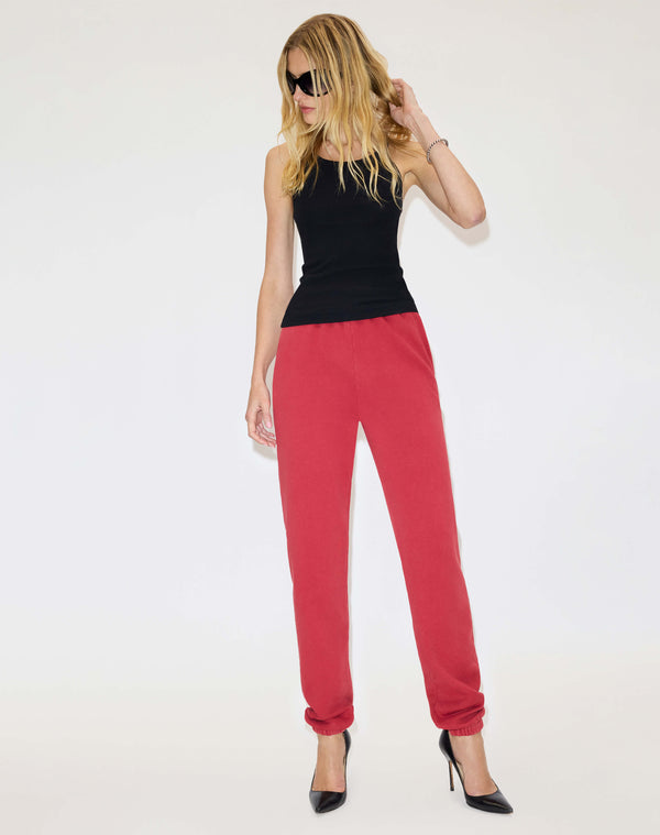 Re Done Hanes The Sweatpant Rosso