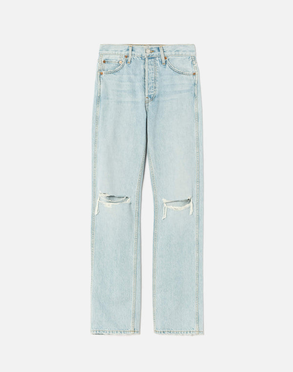 Re Done High Rise Loose Bleach Destroy