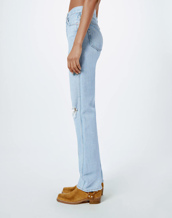 Re Done High Rise Loose Bleach Destroy