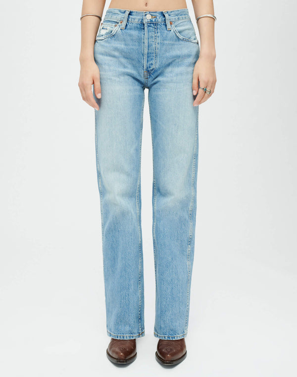 re done High Rise Loose Worn Blue