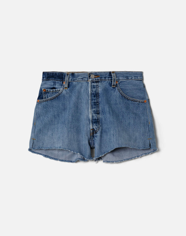 re done High Rise Short Indigo