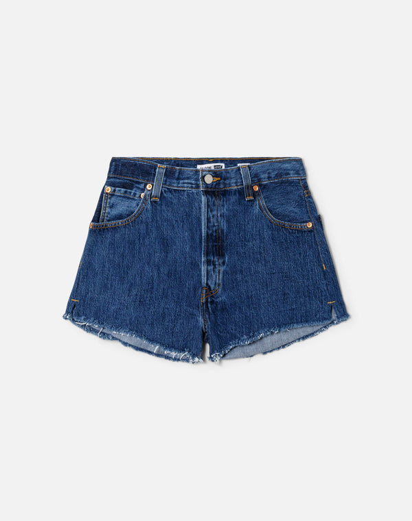 re done High Rise Short Indigo