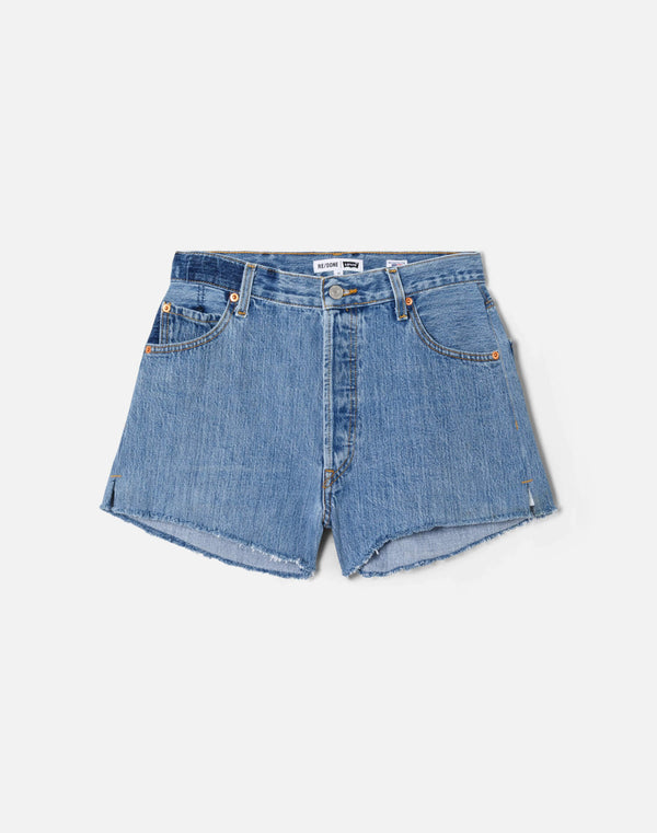 re done High Rise Short Indigo