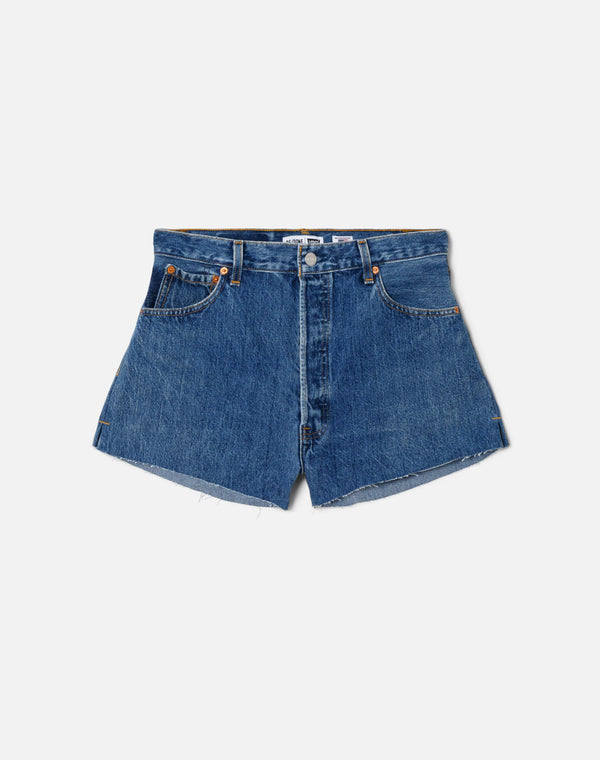 re done High Rise Short Indigo