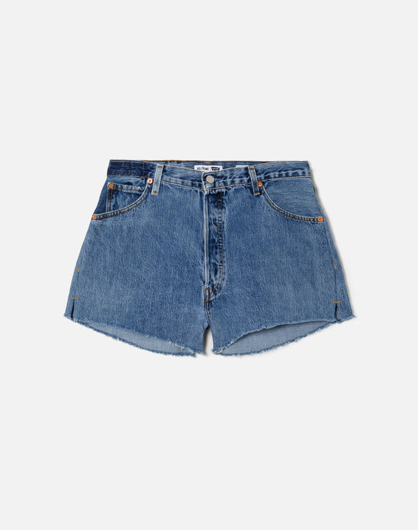 re done High Rise Short Indigo