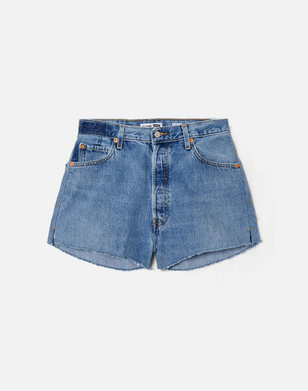 re done High Rise Short Indigo