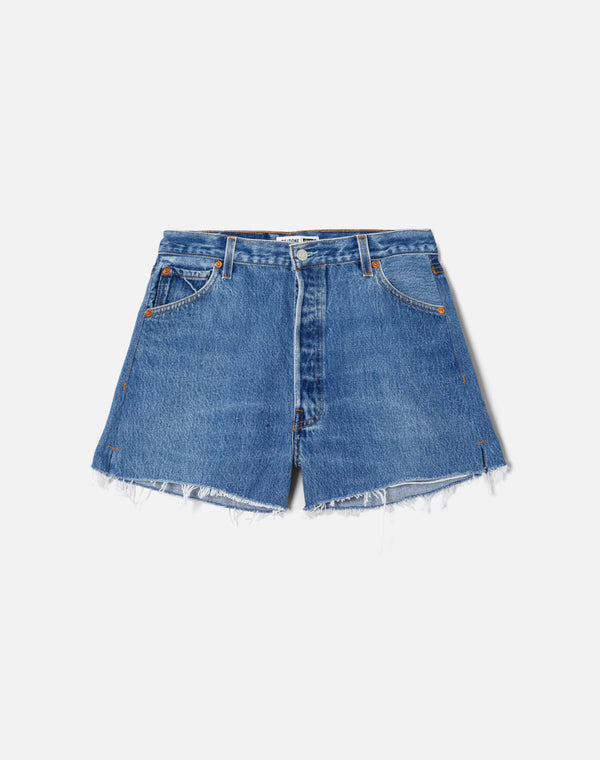 re done High Rise Short Indigo