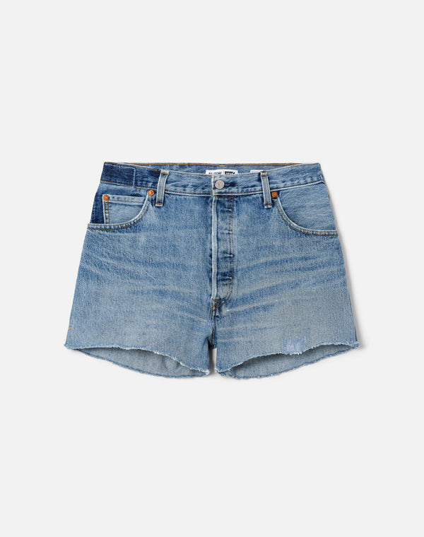 re done High Rise Short Indigo