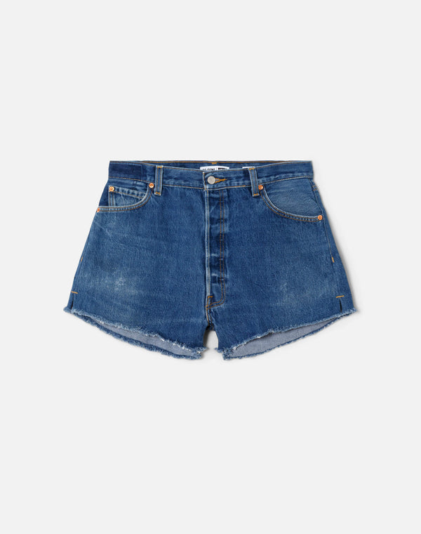re done High Rise Short Indigo
