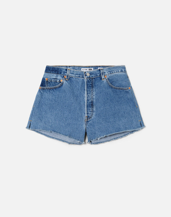 re done High Rise Short Indigo