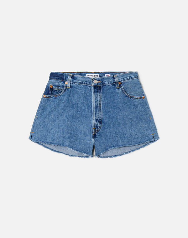 re done High Rise Short Indigo