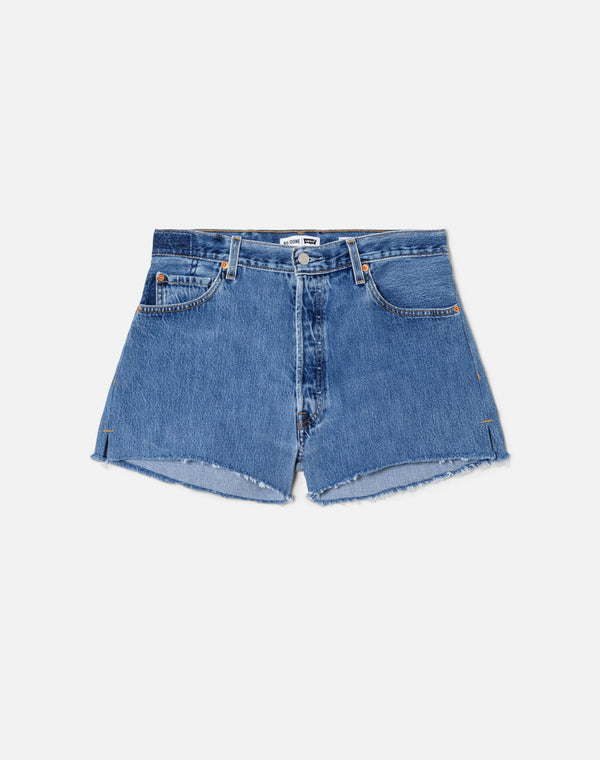 re done High Rise Short Indigo