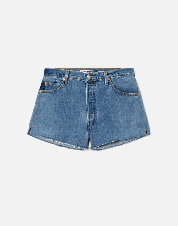 re done High Rise Short Indigo