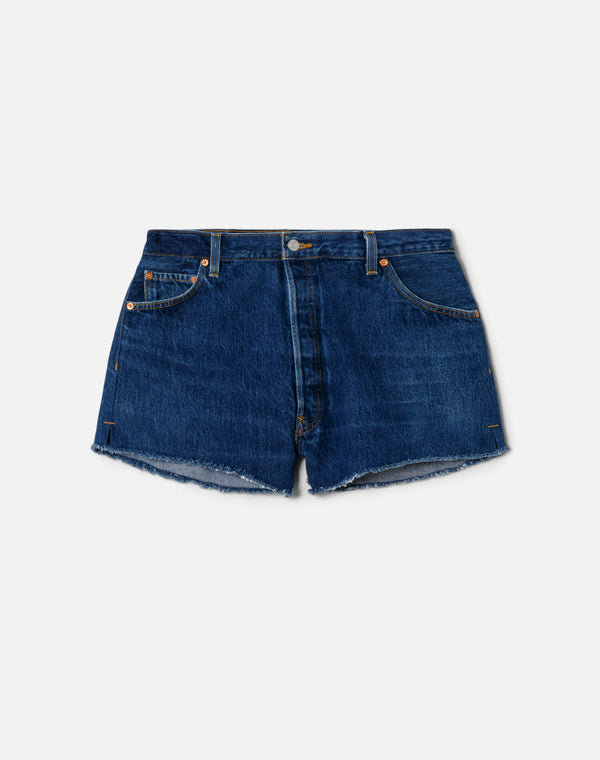 re done High Rise Short Indigo