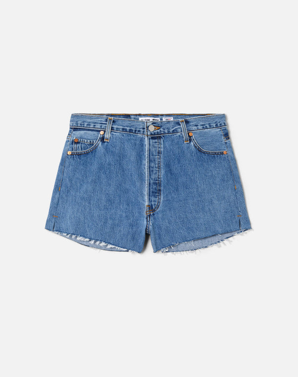 re done High Rise Short Indigo