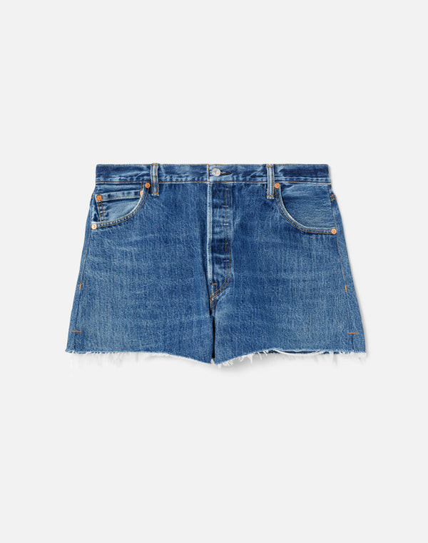 re done High Rise Short Indigo