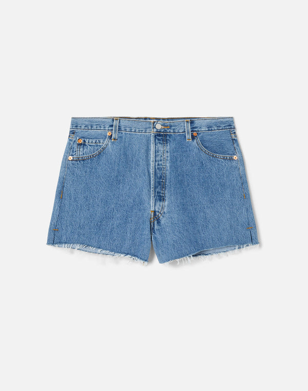 re done High Rise Short Indigo