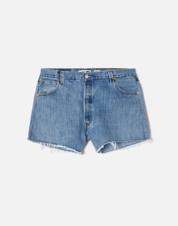 re done High Rise Short Indigo