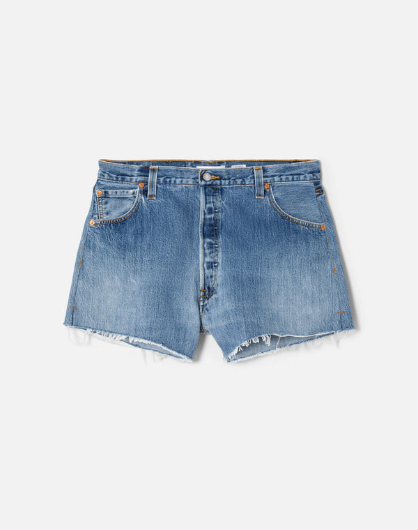 re done High Rise Short Indigo