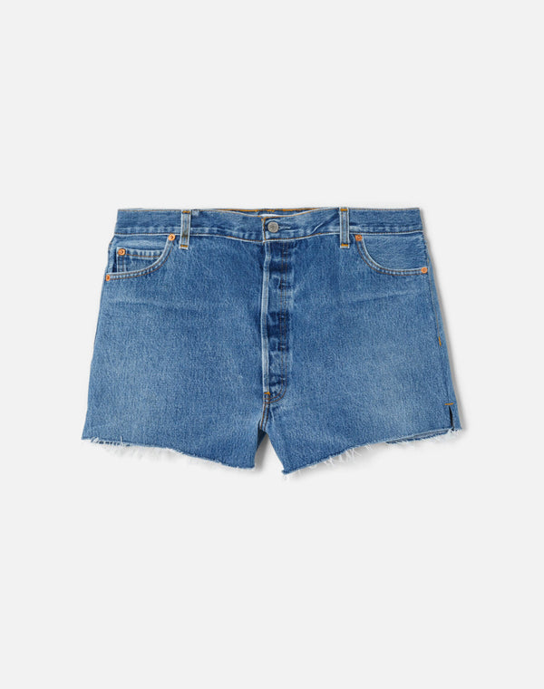 re done High Rise Short Indigo