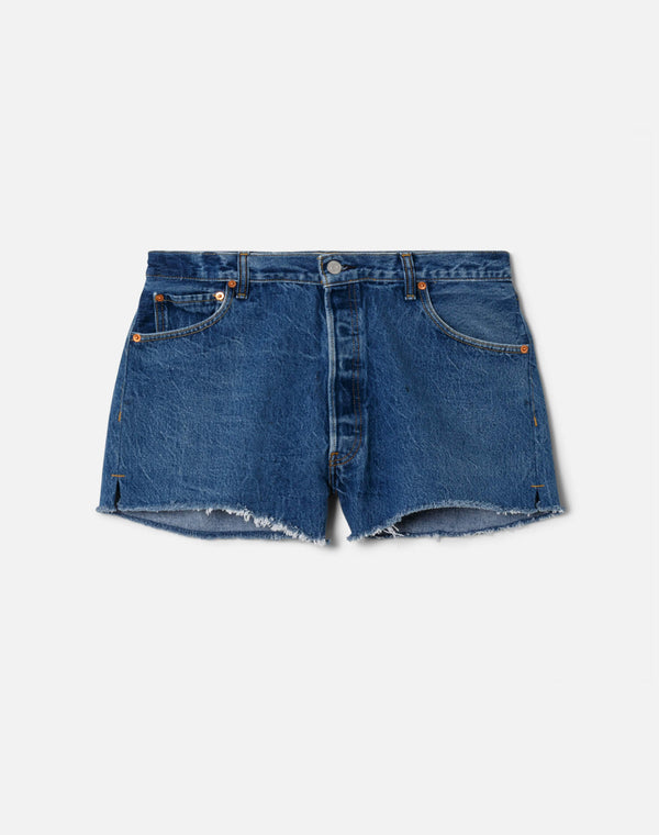 re done High Rise Short Indigo