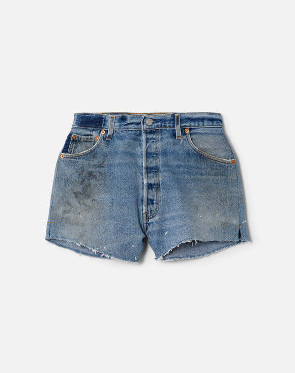 re done High Rise Short Indigo