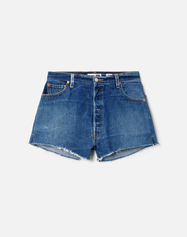 re done High Rise Short Indigo