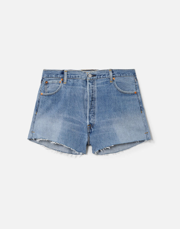 re done High Rise Short Indigo