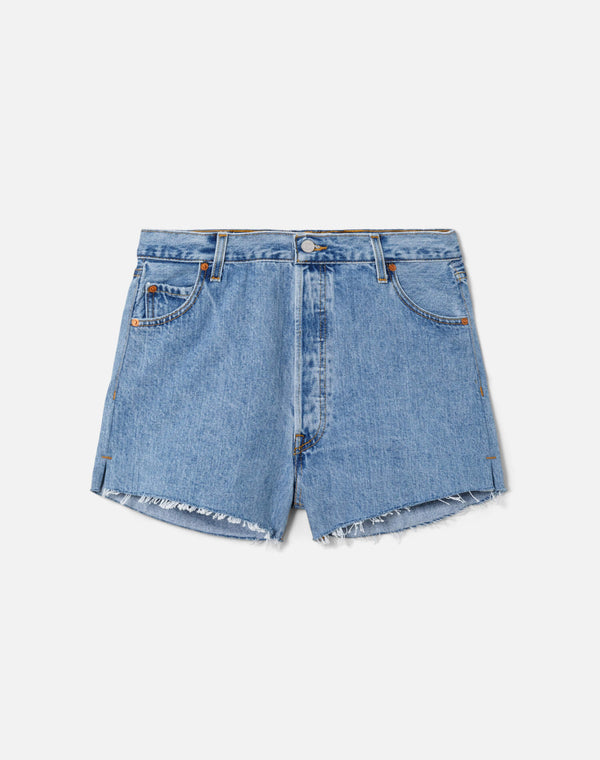 re done High Rise Short Indigo