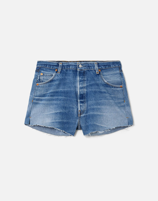re done High Rise Short Indigo