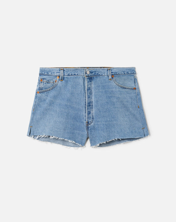 re done High Rise Short Indigo
