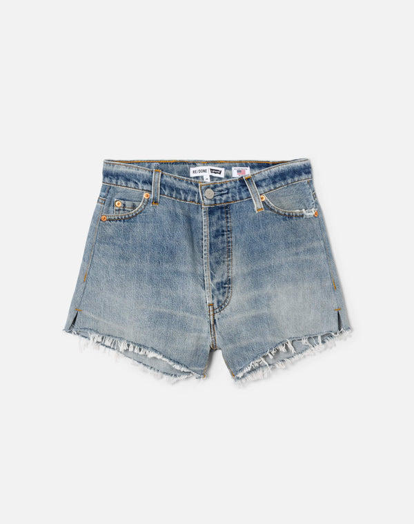 re done High Rise Short Indigo