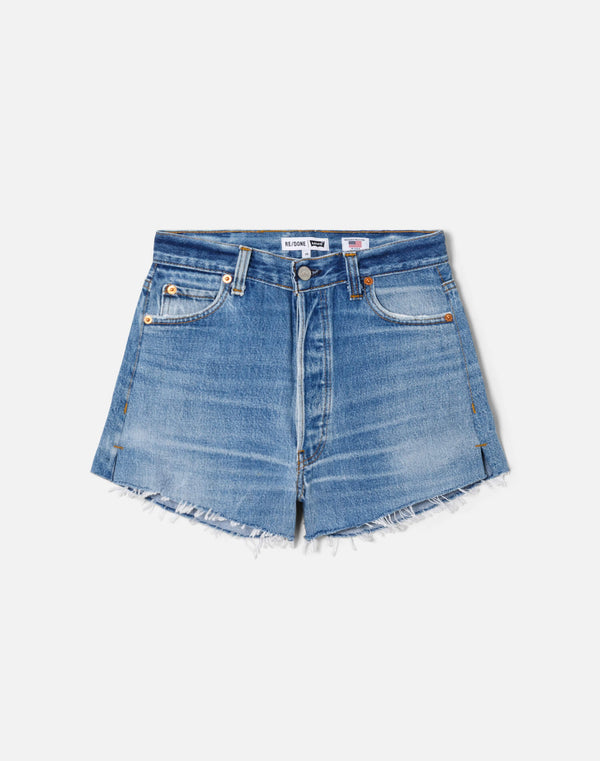re done High Rise Short Indigo