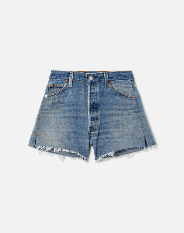 re done High Rise Short Indigo