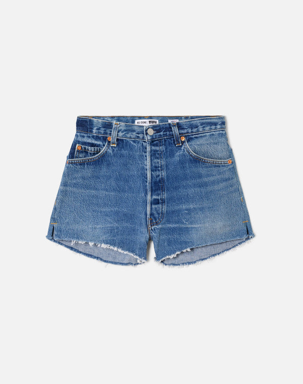 re done High Rise Short Indigo