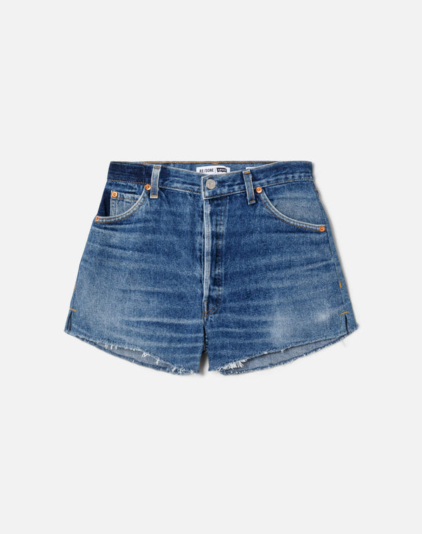 re done High Rise Short Indigo