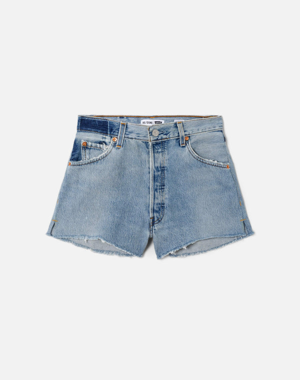 re done High Rise Short Indigo
