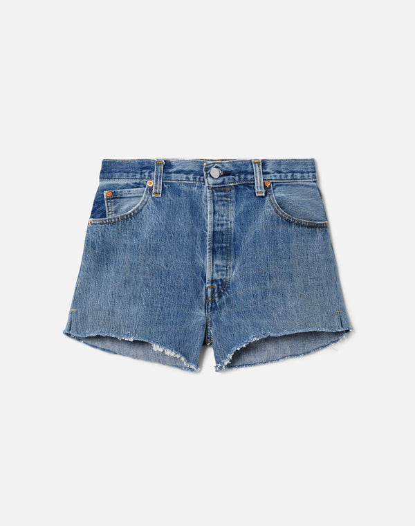re done High Rise Short Indigo