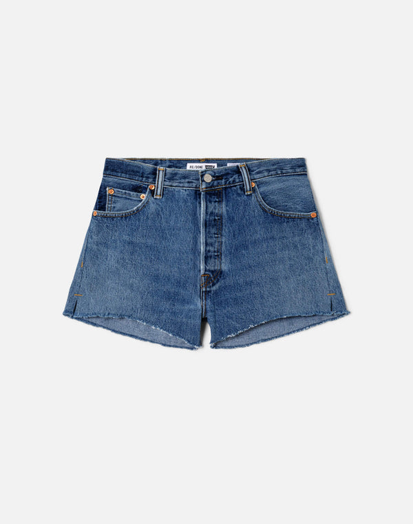 re done High Rise Short Indigo