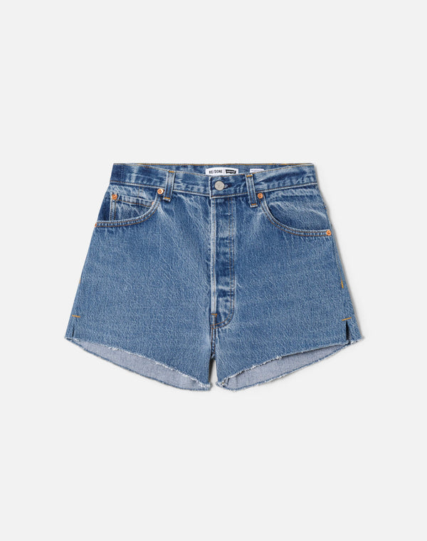 re done High Rise Short Indigo