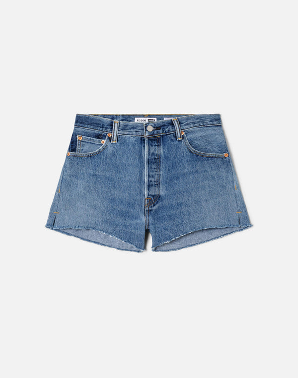re done High Rise Short Indigo