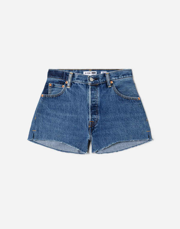 re done High Rise Short Indigo