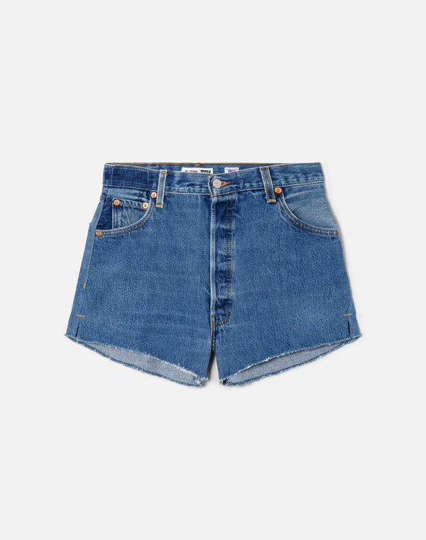 re done High Rise Short Indigo