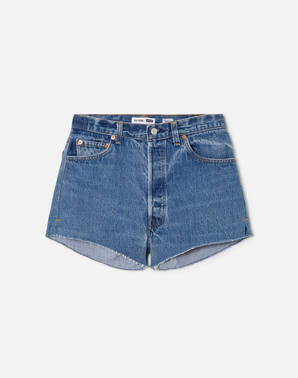 re done High Rise Short Indigo