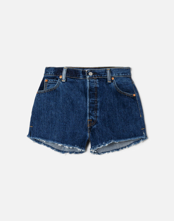 re done High Rise Short Indigo