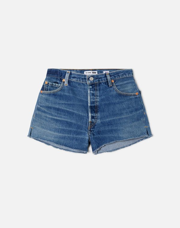 re done High Rise Short Indigo