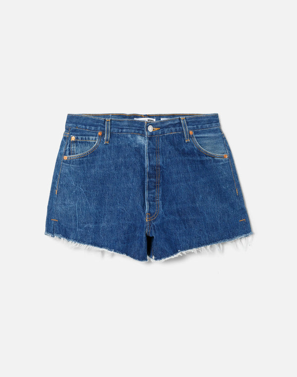 re done High Rise Short Indigo