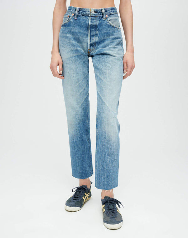 Re Done High Rise Stove Pipe Indigo