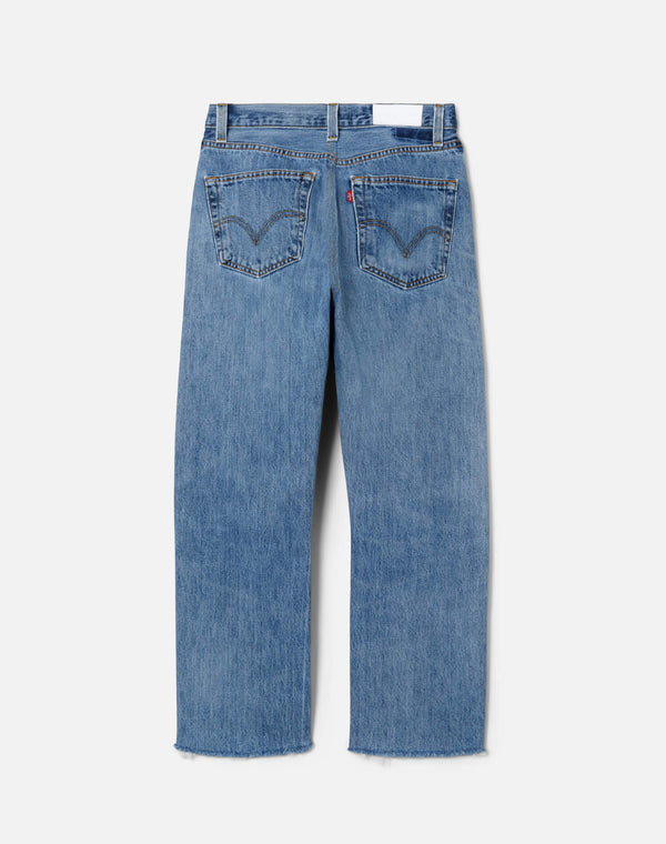 Re Done High Rise Stove Pipe Indigo